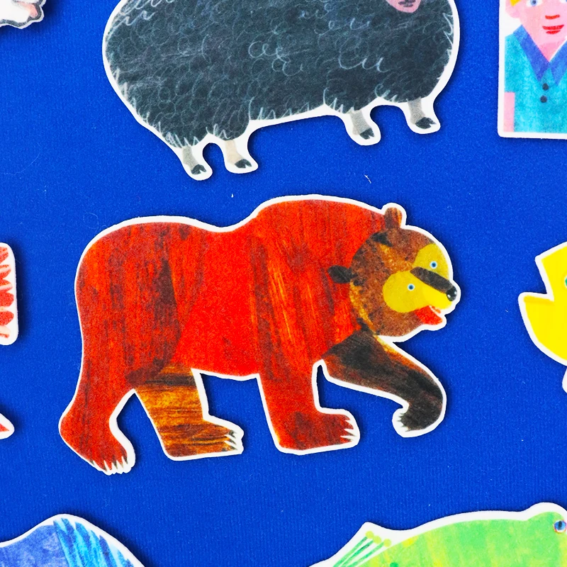 Felt Teaching Aids'Brown Bear, Brown Bear, What Do You See?' Classroom Game, Storytelling Performance Props, Early Education - 6