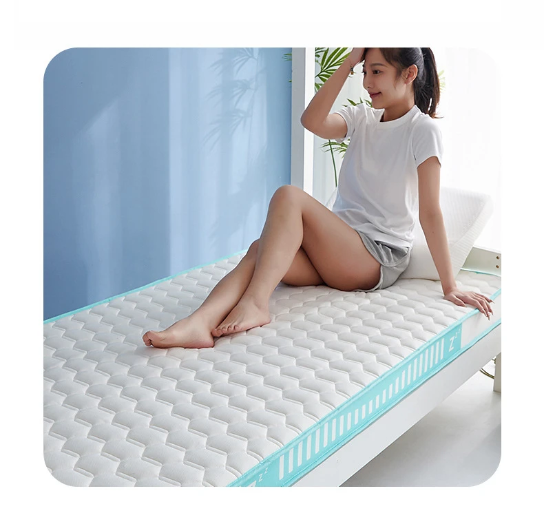 Description Picture 6 of itemFamily Mattress Thickened Sponge Tatami Latex Mat Single Mat 90cm Memory Cotton Upholstered Bedroom Furniture Accessories