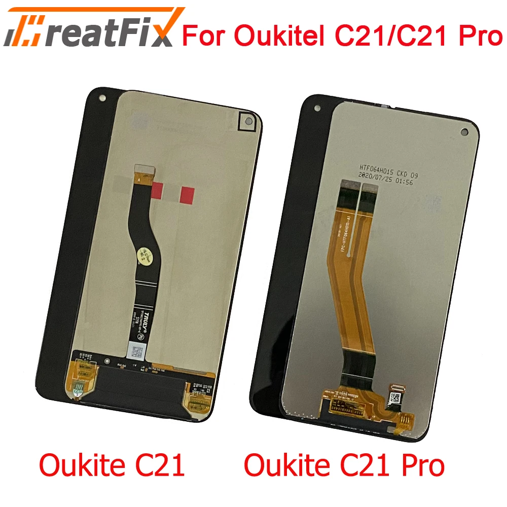 

New Tested For Oukitel C21 Pro LCD Display + Touch Screen Digitizer Glass Panel Assembly For OUKITEL C21 LCD Replacement+Tools