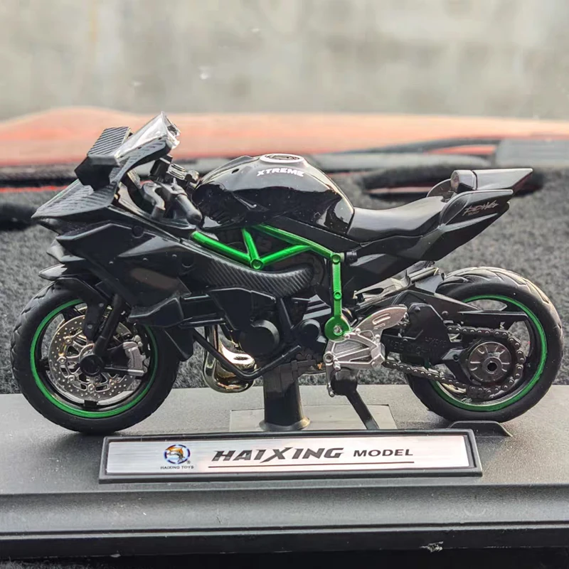 リアルモーターサイクル1:18 1:18 H2R Alloy Sports Motorcycle Model Diecast Metal H2R