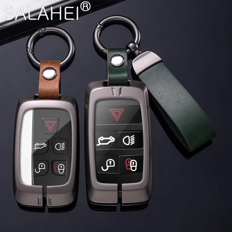 

Car Smart Key Case Cover TPU Protection Shell For Jaguar XE XF XJ E-Pace F-Pace Guitar Fob Zinc Alloy Keychain Shell Accessories