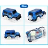 Luminous LED Light Up Cars For Glow Race Track Electronic Car Toy Flashing Kid Railway Luminous Machine Track Car Brinquedos 5