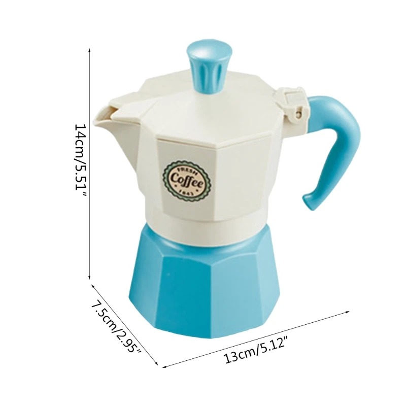 Pretend Kitchen Toys Kitchen Toys Pretend Coffee Set Toys Girls Kitchen Toy Simulation Coffee Maker Set For Role-Play Kid Hobby Collection