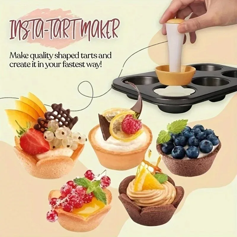 Flower-Shaped Pastry Dough Tamper & Cutter Set – Creative Cake, Cup, Biscuit, and P... - SKU DTCS1846 - UGI Packaging