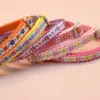 Hand Knitting Flower Pet Collar With Bell Colorful Retro Style Cat Collar Adjustable Safety Necklace For Puppy Cat Accessories 3