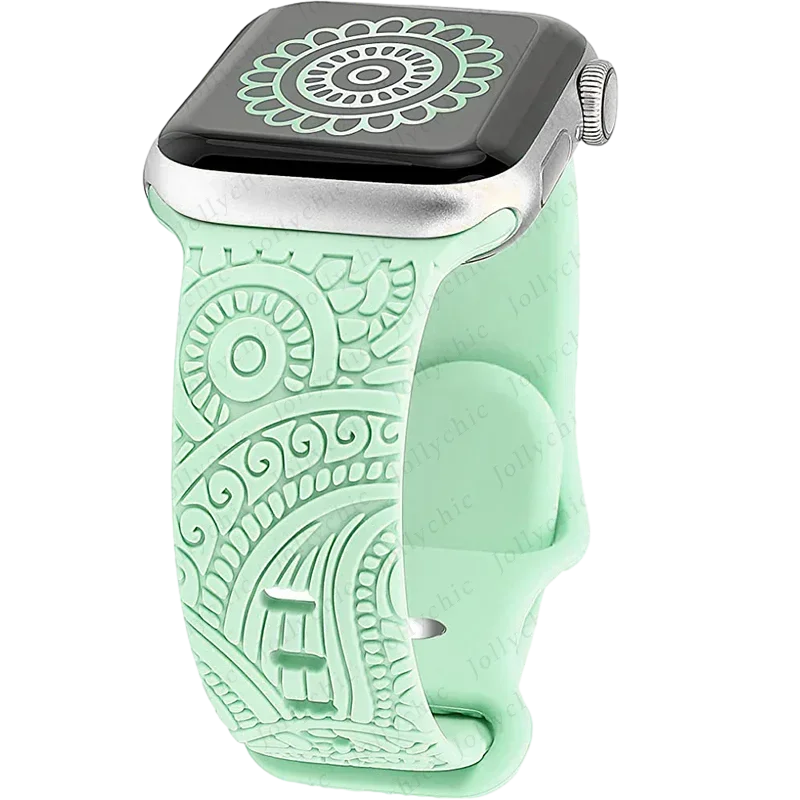Engraved Silicone Strap