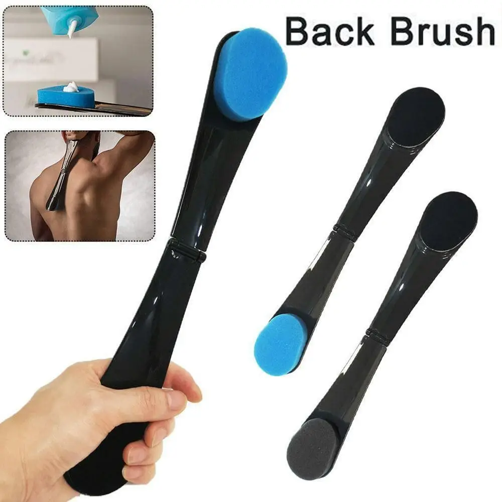 Easy To Use Color Random Back Applicator Velvet Cloth Sponge Lotion Applicator Brush Foldable Self-adjust Body Care Tool Cream 3