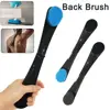 Easy To Use Color Random Back Applicator Velvet Cloth Sponge Lotion Applicator Brush Foldable Self-adjust Body Care Tool Cream 3