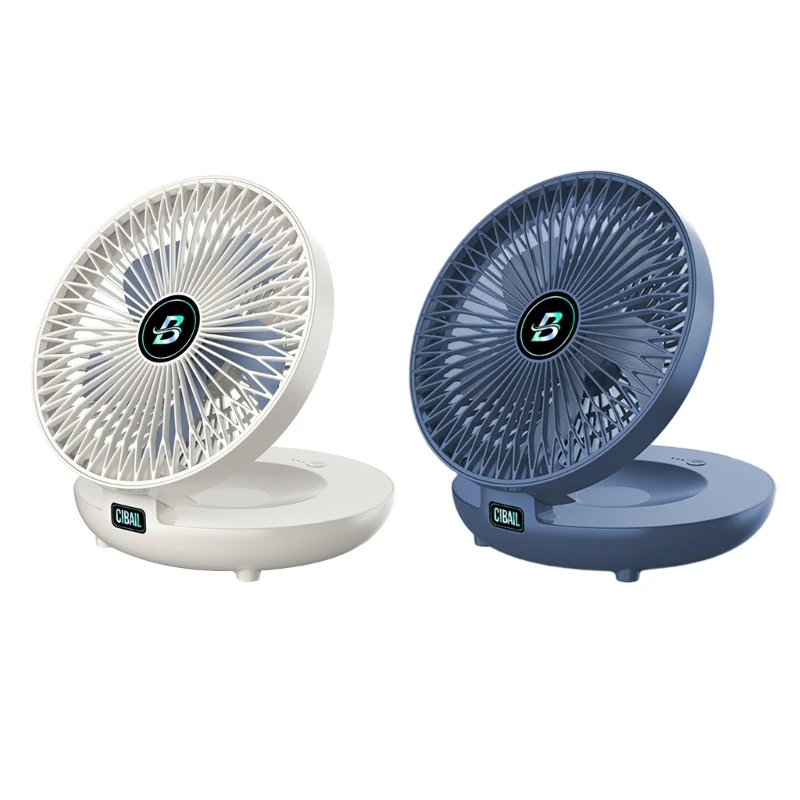 

3 Speed Adjustable Wireless Mini Foldable Fan Electric Portable Hold Small Air Cooler Originality Household Mute Dropship