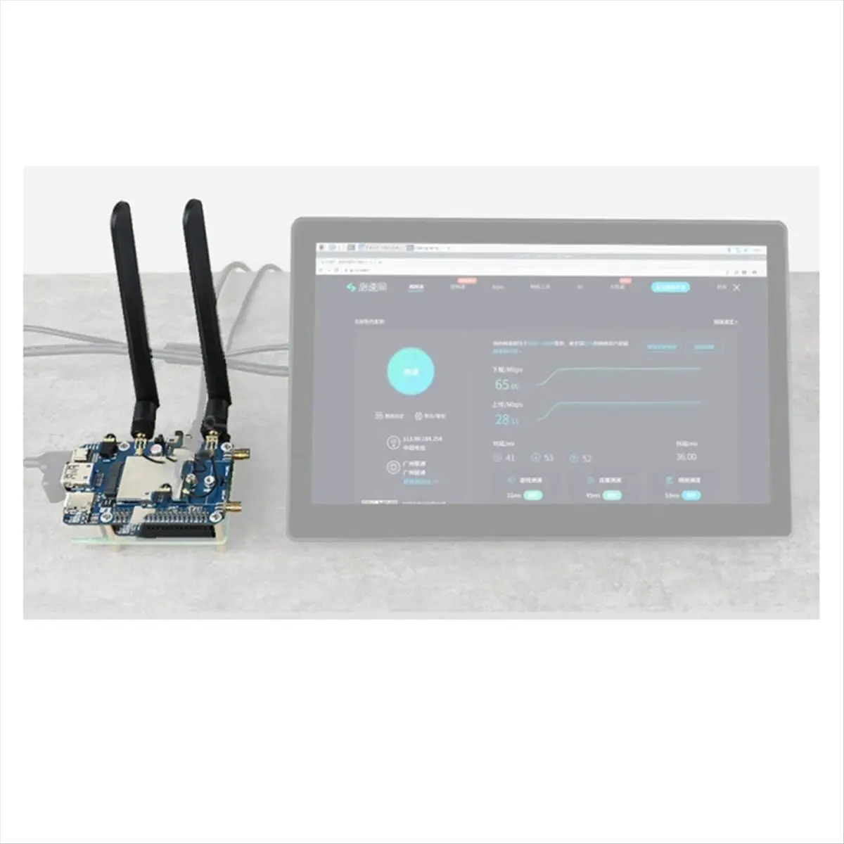 A23F-라즈베리 파이 LTE Cat 6 통신 HAT EM060K-GL LTE-A 글로벌 멀티밴드 GNSS 포지셔닝용