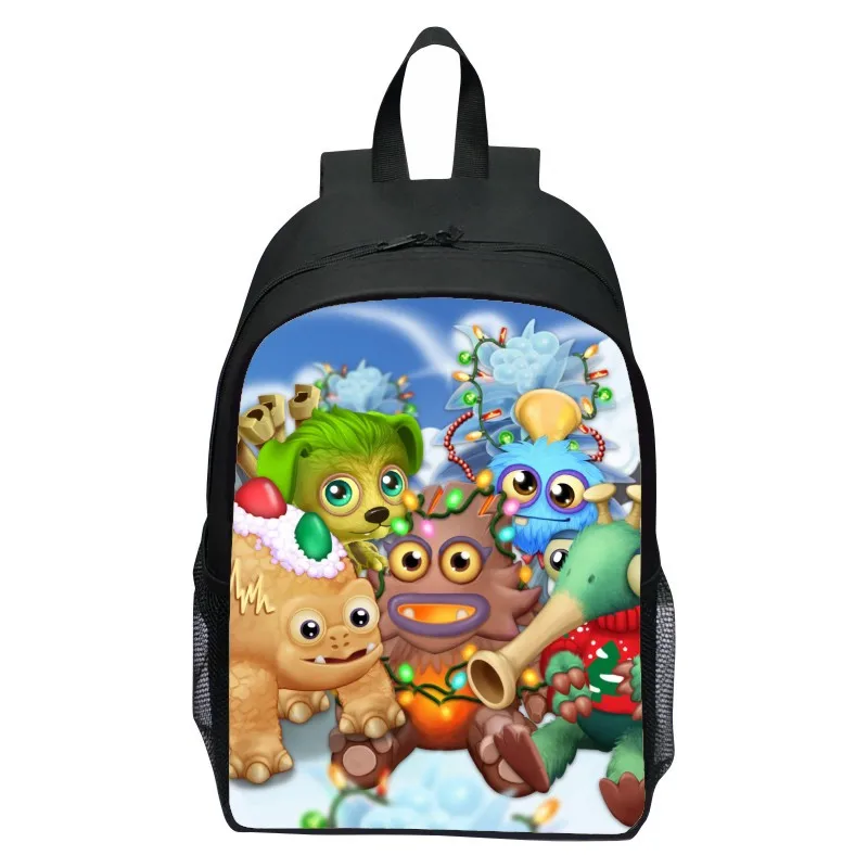 New Product Printed My Singing Monster Backpack Cartoon Backpack Primary School Grade 6
