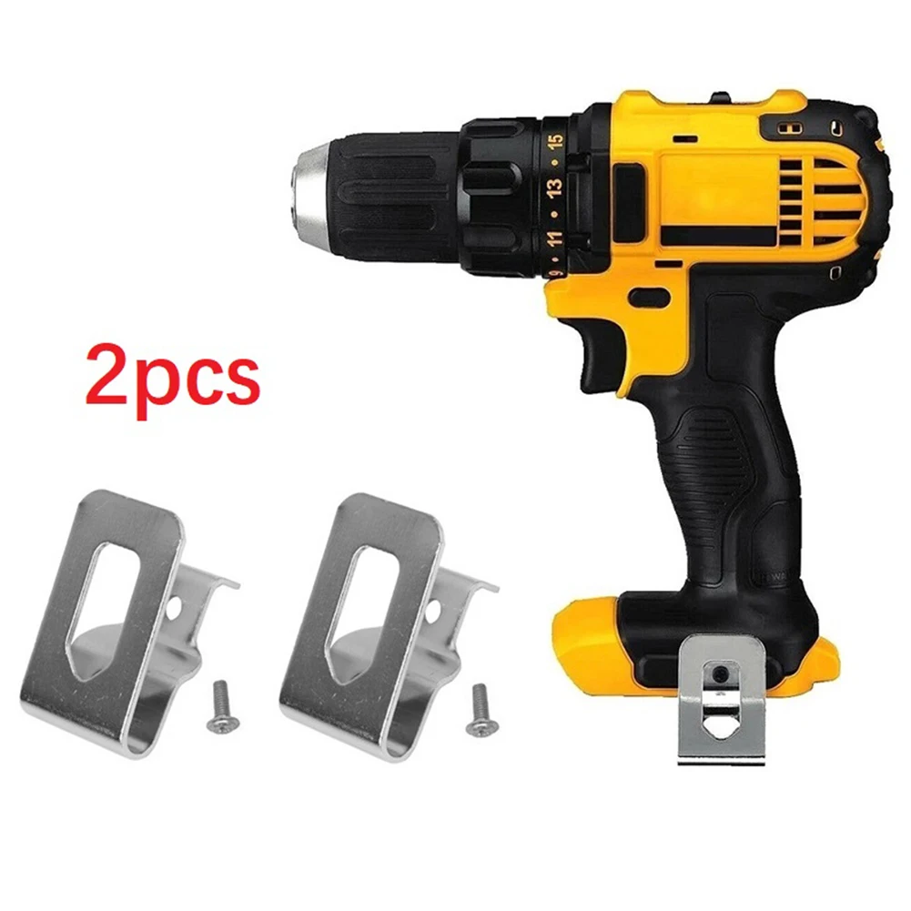 10 Clip Da Cintura Per Dewalt - Ganci In Acciaio Inossidabile Con Viti Per Trapani 20V Modelli DCD985 DCD980 - Foto 4