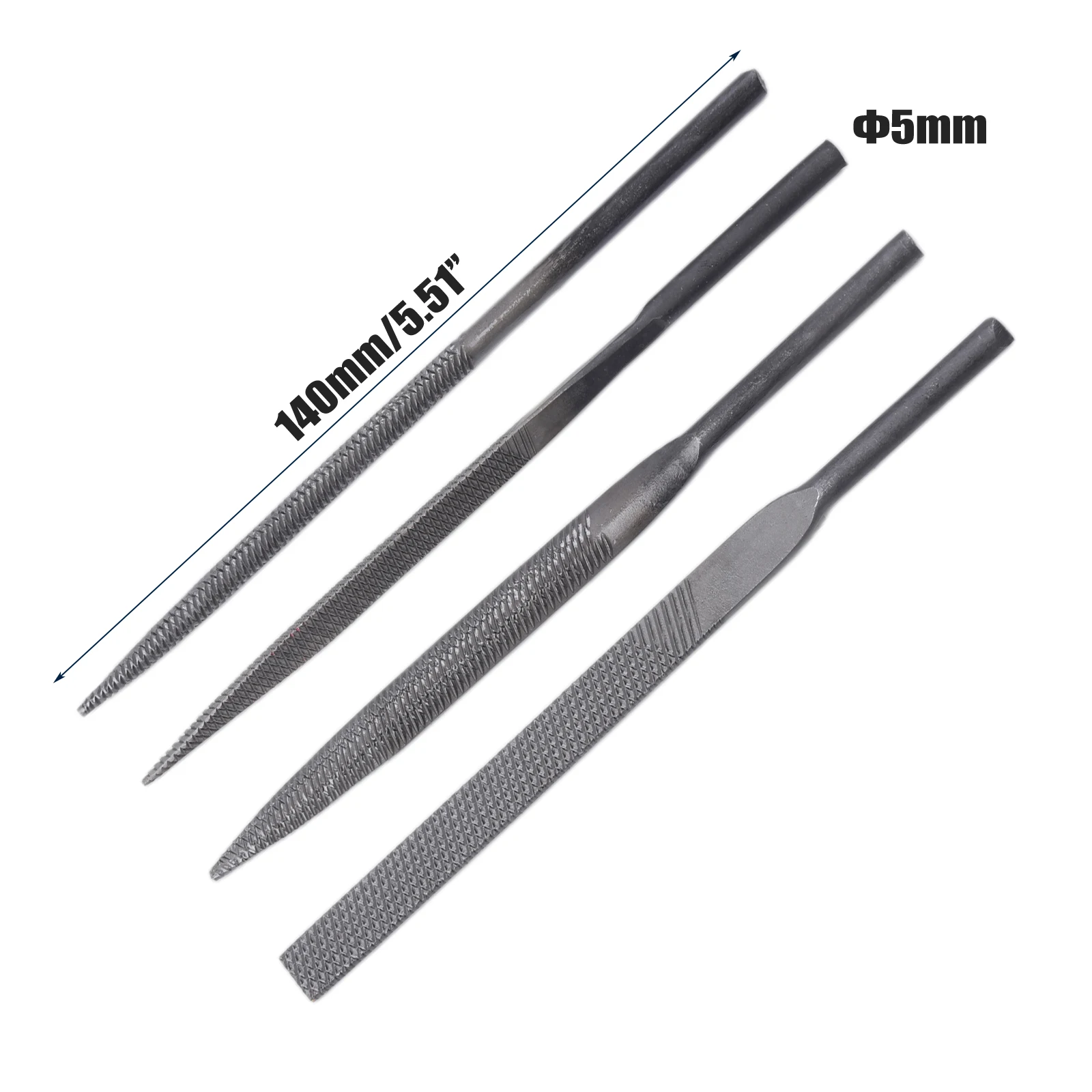 Round File Files Hand Tools Steel Pneumatic File Blades Triangle Air Half Round Small AF-10 Deburring Tool steel files