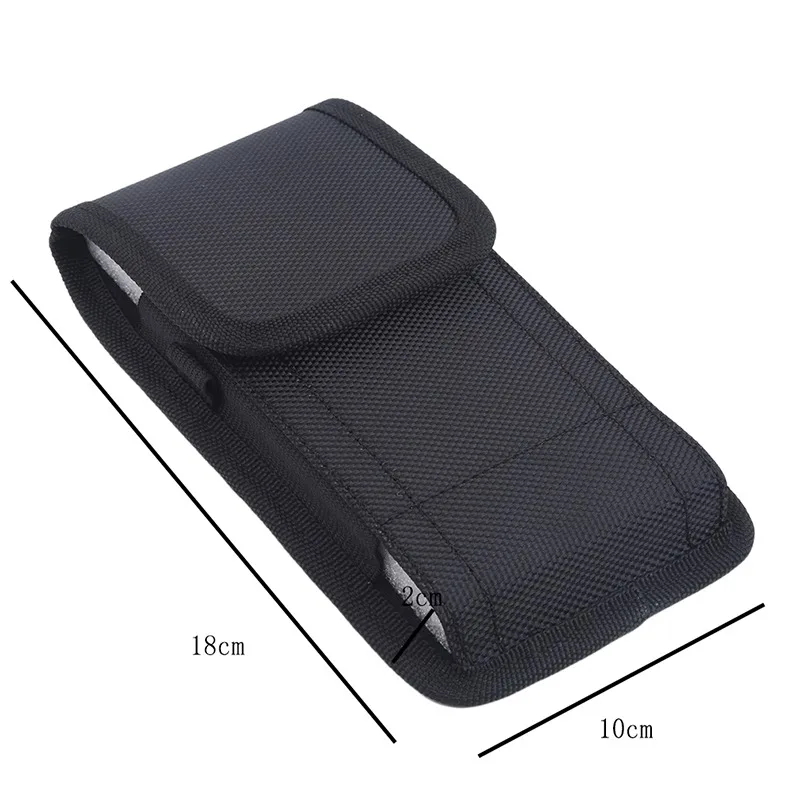 Compact Waist Bag with Zippered Pouch for Mobile Phones, Coins, and Cards