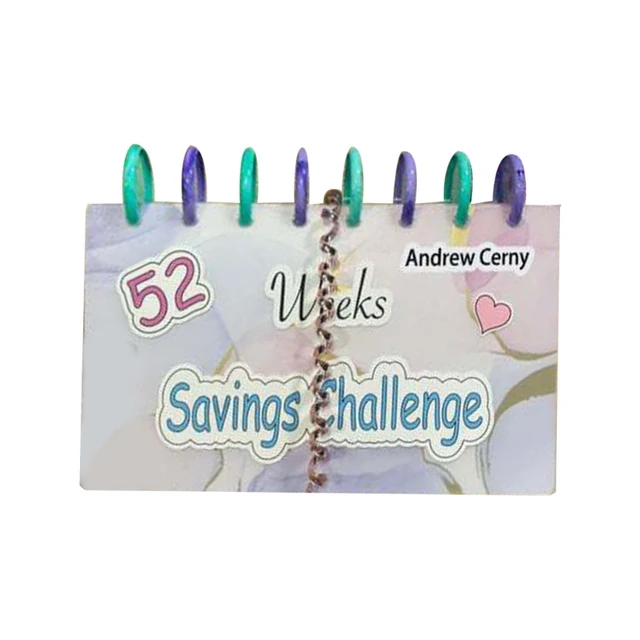 52 settimane di risparmio sfida libro Budget riutilizzabile con buste in  contanti raccoglitore di denaro per risparmiare organizzatori di denaro  ricaricabili - AliExpress