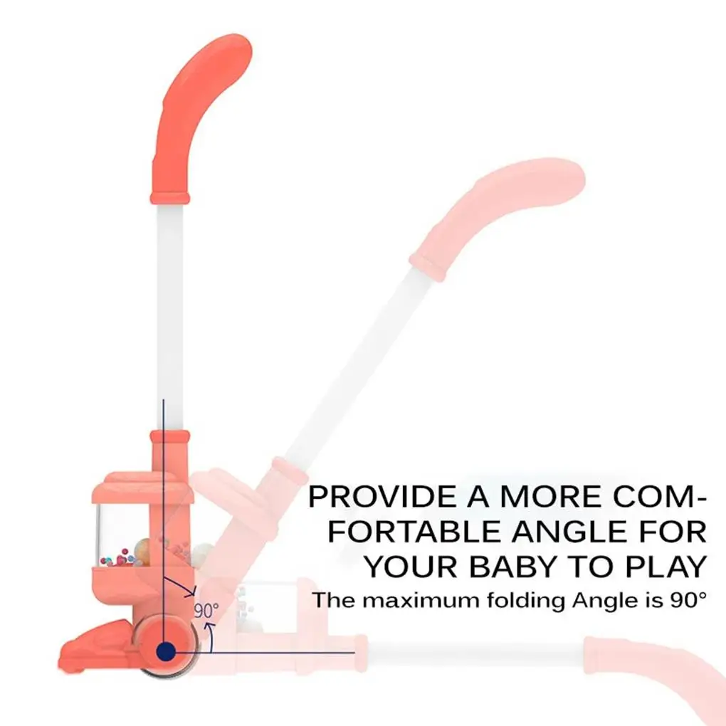 Vacuum Cleaning Toy Interesting Lightweight Waterproof Plaything Durable Vacuums Clean Toys for Home Kindergarten Red 3