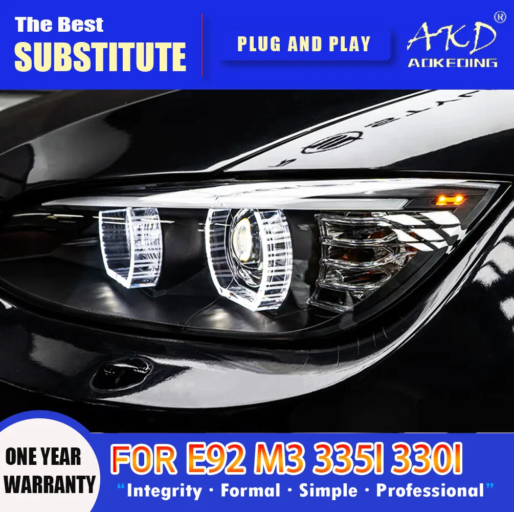 Akd Head Lamp For Bmw E93 Led Headlight 20062012 Headlights E92 330i 335i Drl Turn Signal High