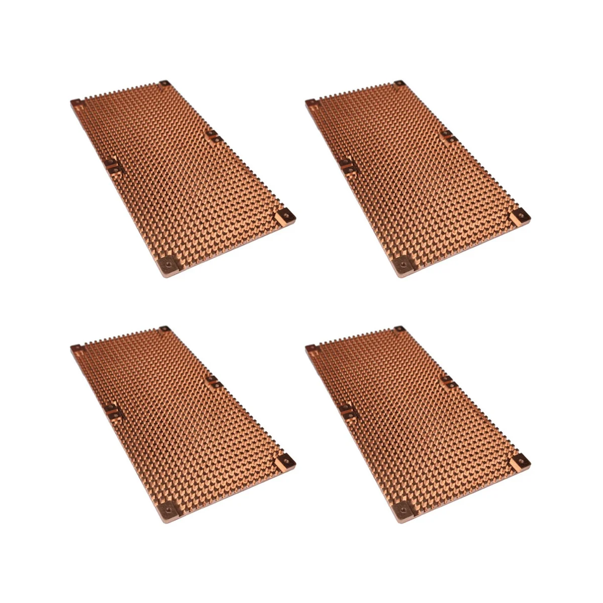 

4X RTX 3060 3080 3090 Backplane Pure Copper Heat Sink Graphics Card Memory Auxiliary Radiator 90X180MM(4mm)