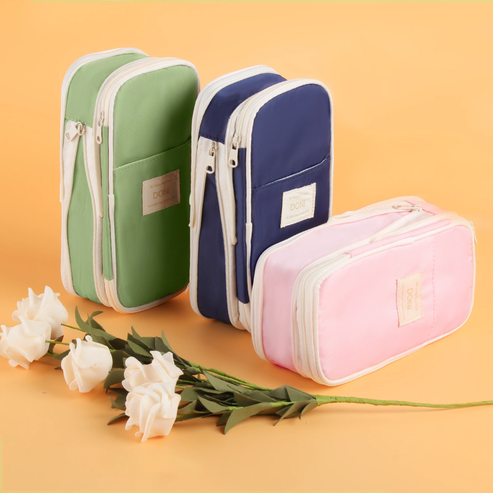Pencil Cases Stationery Box Pencil Holder Kawaii Pencil Cases Large Capacity Pencil Bag Pouch Holder Box for Girls Office Student Stationery Organizer School Supplies
