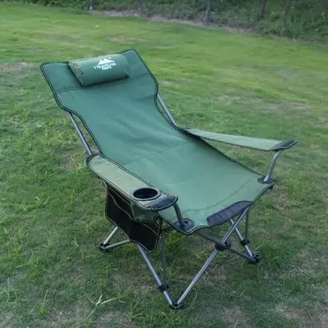 

Folding chair, outdoor portable fishing chair, portable sitting and lying dual-purpose lounge chair, lunch break, bed dew