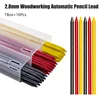 Black Yellow Red 2.8mm Woodworking Automatic Pencil Lead Deep Hole Marking Architectural Drawing Solid 2B Lead Core 1