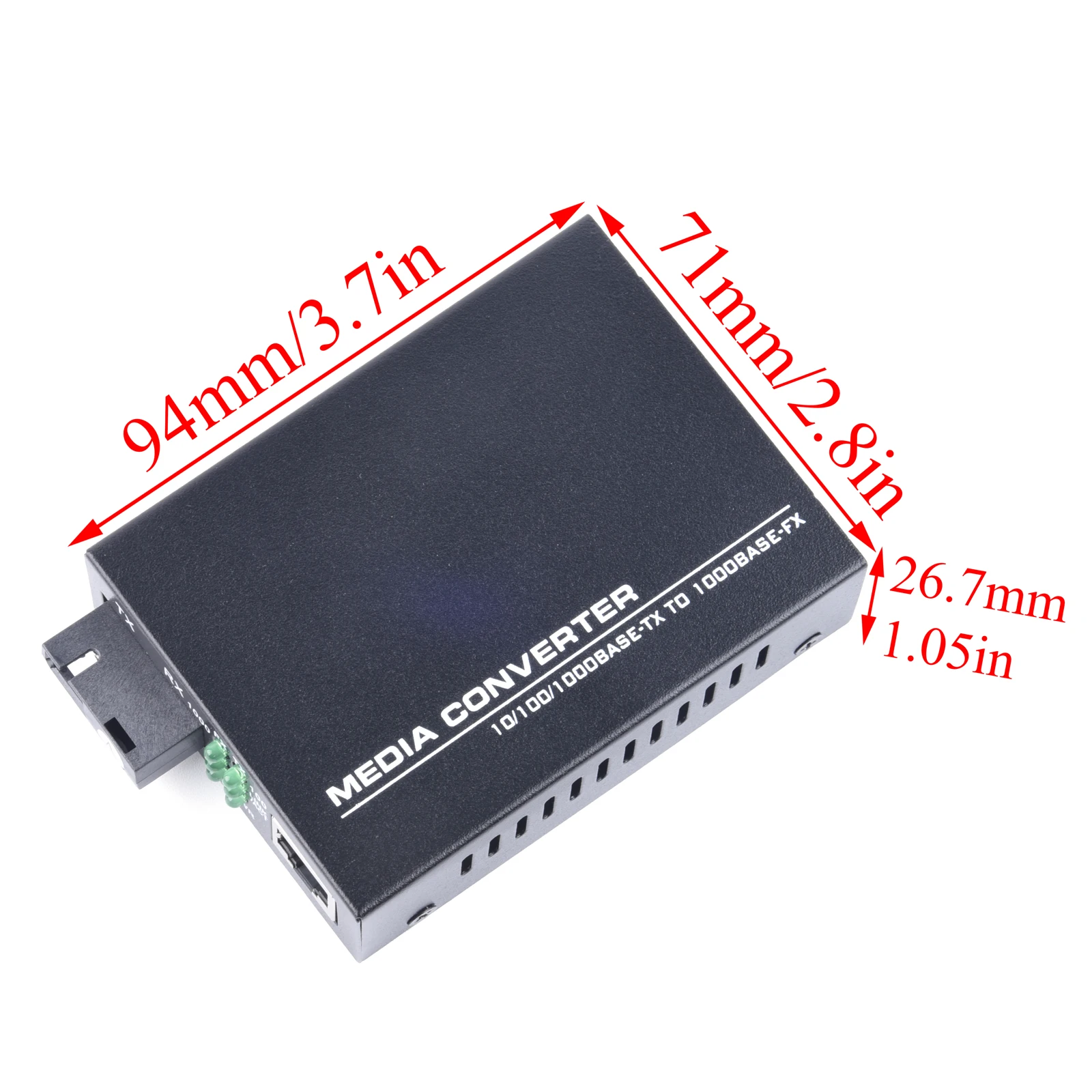 Fiber Optical Media Converter 10/100/1000Mbps