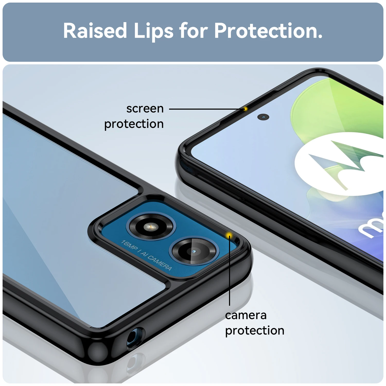 Transparent Silicone TPU Protective Case - Clear Cover