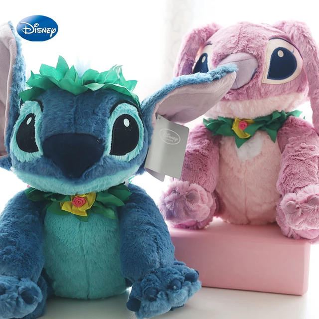 40cm Blue Stitch Stuffed Animal Plush Toys Soft Kawaii Disney Lilo And Stitch  Doll Gifts For Girlfriend Children Free Shipping - AliExpress