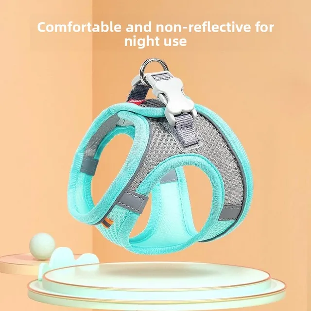 Pet Outing Leash for Small and Medium-sized Dogs, High-quality Reflective Dog Leash on The Chest and Back, Cat Leash 1