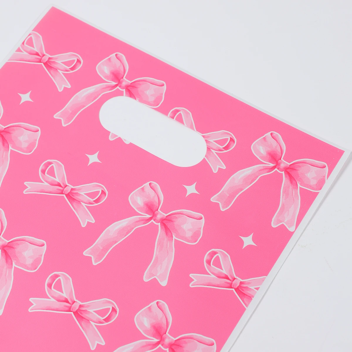 Rosa Schleife Geschenktüten Happy 1st Birthday Party Dekor Kinder Mädchen Gefälligkeiten Süßigkeiten Keks Verpackungsbeutel Hochzeit Babyparty Zubehör – Detail 14