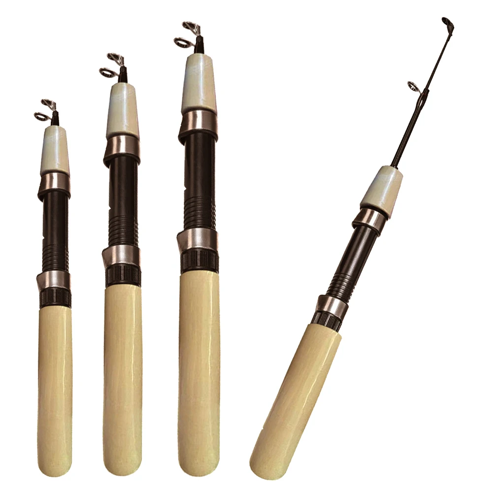 Portable Retractable Fishing Pole Carbon Power MH Fast Action Portable 55/65/75CM Fishing rod For Multi-water Area Applicable