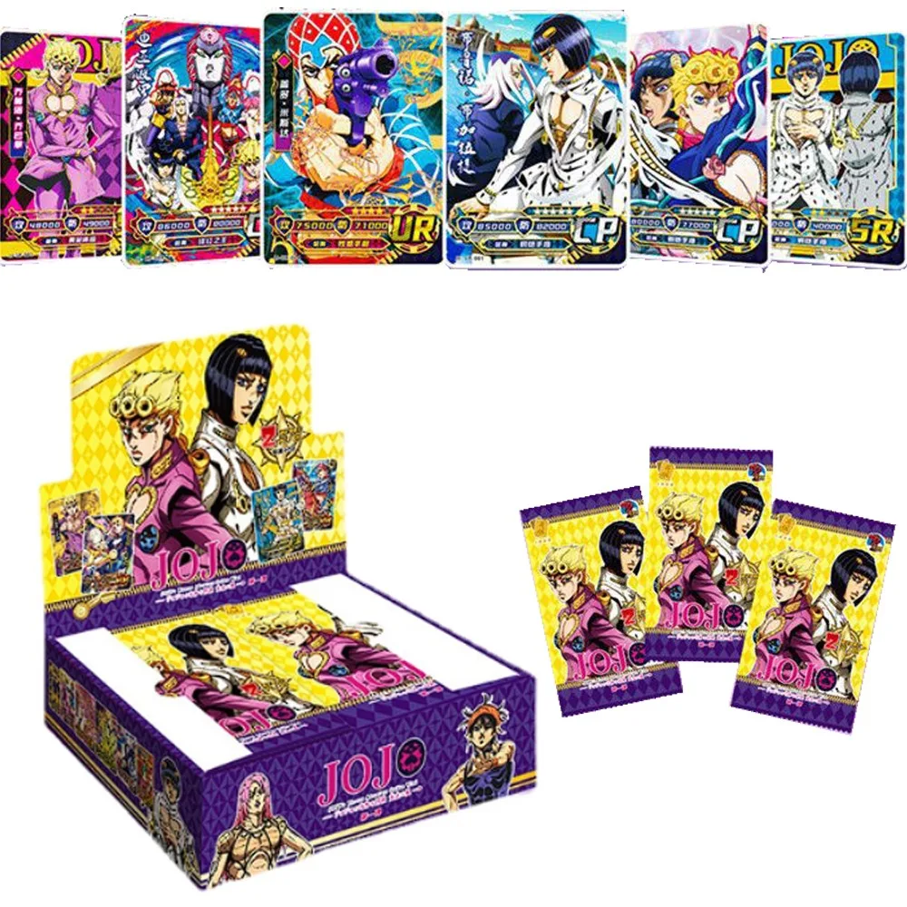 

2023 Japanese Anime JoJo Bizarre Adventure Character Collection Cards Rare SSP Box Game Collectibles Card for Child Kids Gifts