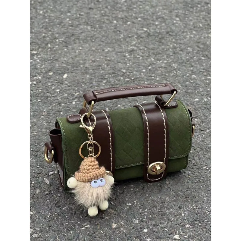 JIAERDI Green Square Messenger Bag Women 2025 Vintage Handle Casual Crossbody Bags Wallet Female Retro Mini Bolso Mujer Ladies