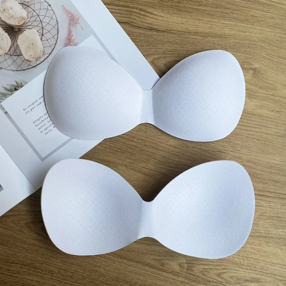 

2 Pairs Women Breast Enhancer Intimates Accessories Removeable Push Up Spong Bra Pads Swimsuit Sponge Foam Bikini Insert Pads