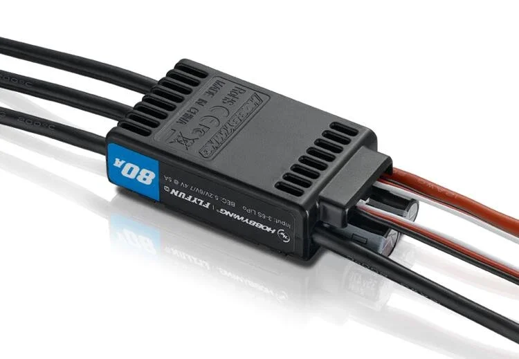Hobbywing FlyFun-80A V5 ESC 3-6S Lipo pour drone et avion