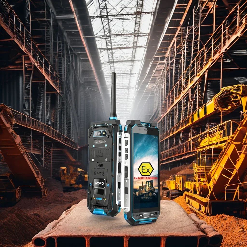 Touch Screen Atex Gps Mobile Phone Intrinsically Safe ATEX Zone 1/21 ...