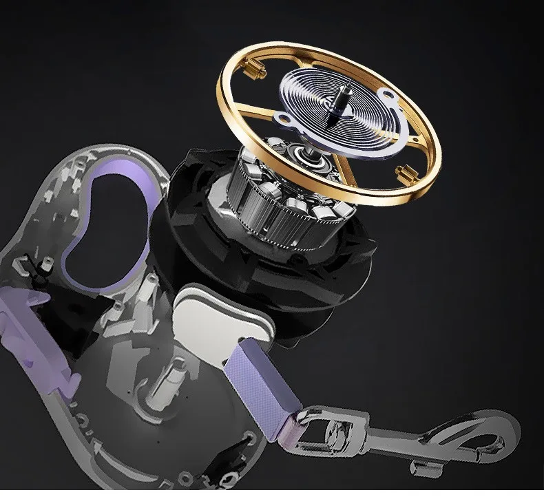 Streamer LED Lights Dog Leash: Premium Nylon Traction Rope