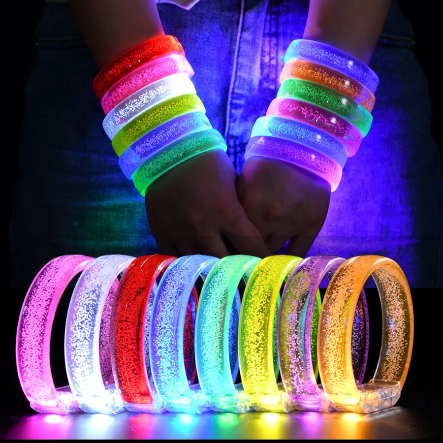 Green LED Light Up Bracelet-Fun for the Holiday-Great Stocking Stuffer! |  High Caliber Creations