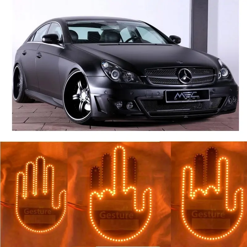 

1set Car Finge Strobe GESTURE Light For mercedes c219 w219 w210 w211 w212 s211 a207 c207 w463 x164 x204