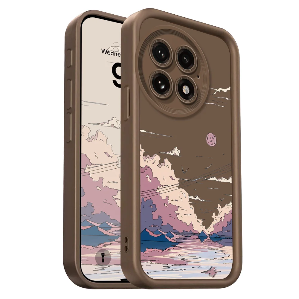 Misty River Staircase Soft Phone Case Cover