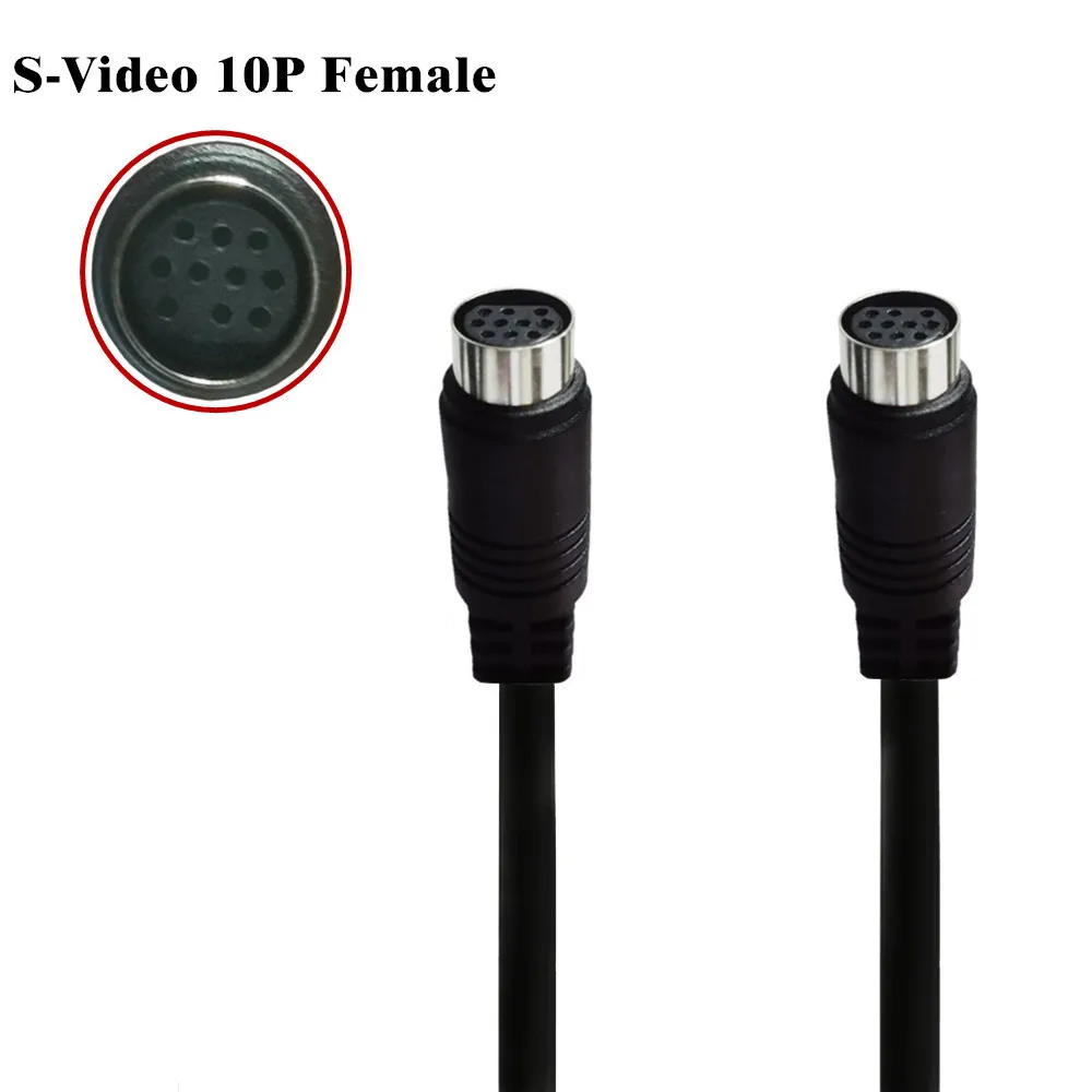 

10pin female to 10pin female audio input cable compatible with TV receiver TV monitor projector audio and video receiver etc