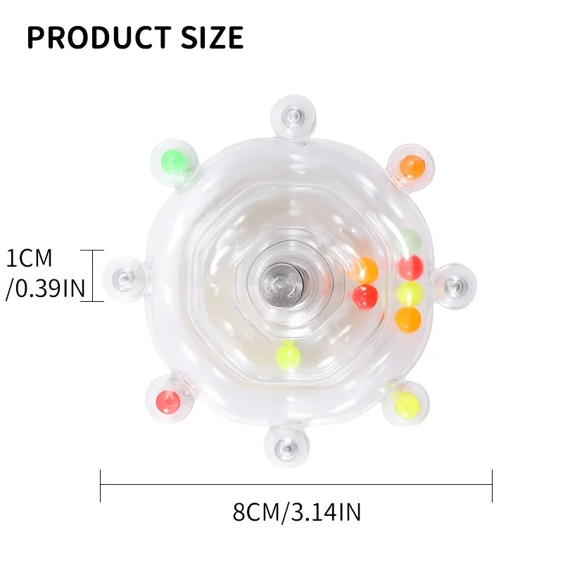 Interactive Bird Cage Toy for Parrots,Rotating Treat Dispenser,Durable Plastic,With Beak Grinding Teeth,for Mental Stimulation 6