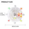 Interactive Bird Cage Toy for Parrots,Rotating Treat Dispenser,Durable Plastic,With Beak Grinding Teeth,for Mental Stimulation 6