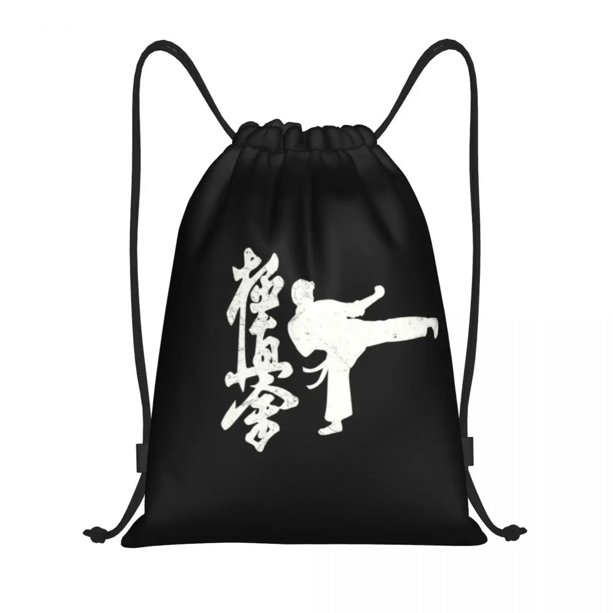 

Custom Martial Arts Kyokushin Karate Drawstring Bag for Training Yoga Backpacks Women Men Fighter Sports Gym Sackpack