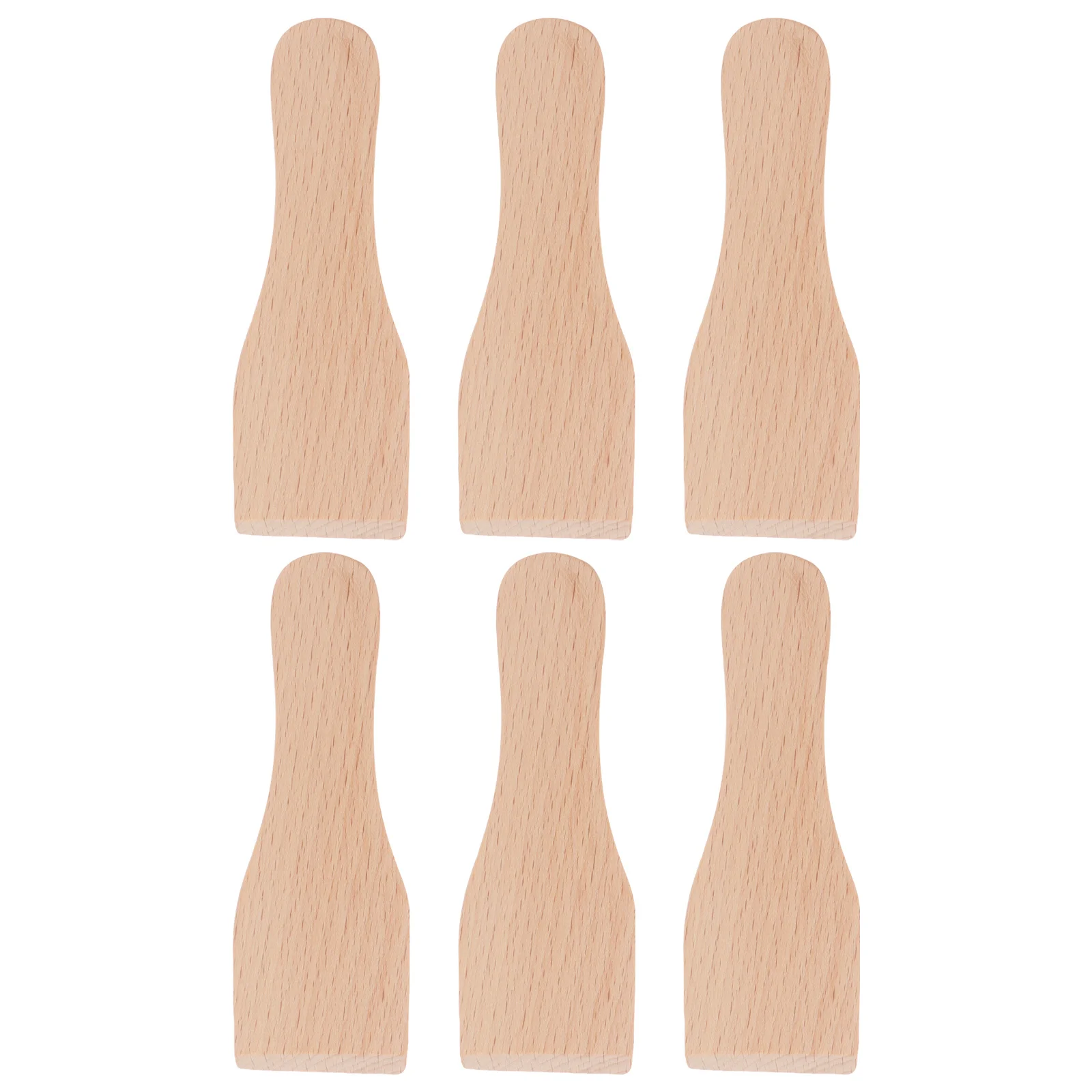 SPATULE A RACLETTE EN BOIS X4