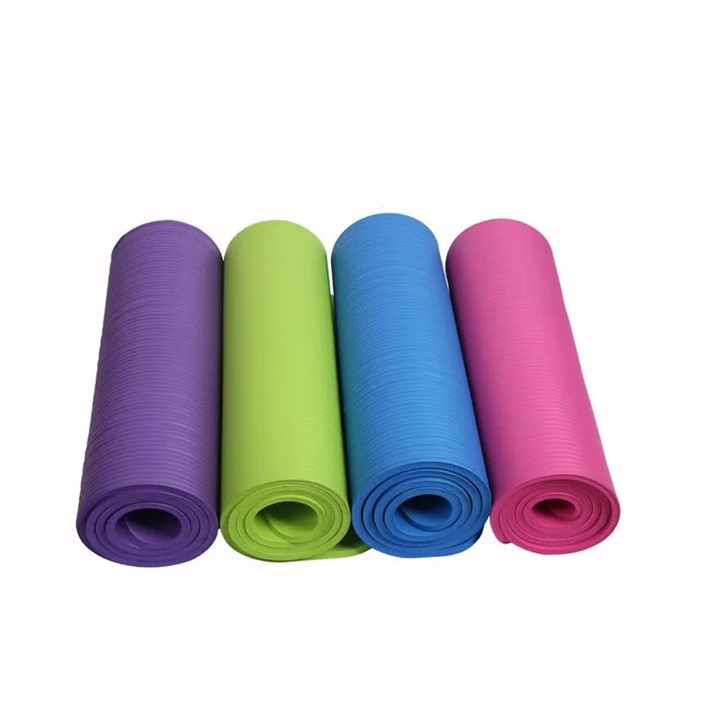 Custom Colors Natural Eco friendly Anti slip Yogo Mat NBR Pilates Yoga