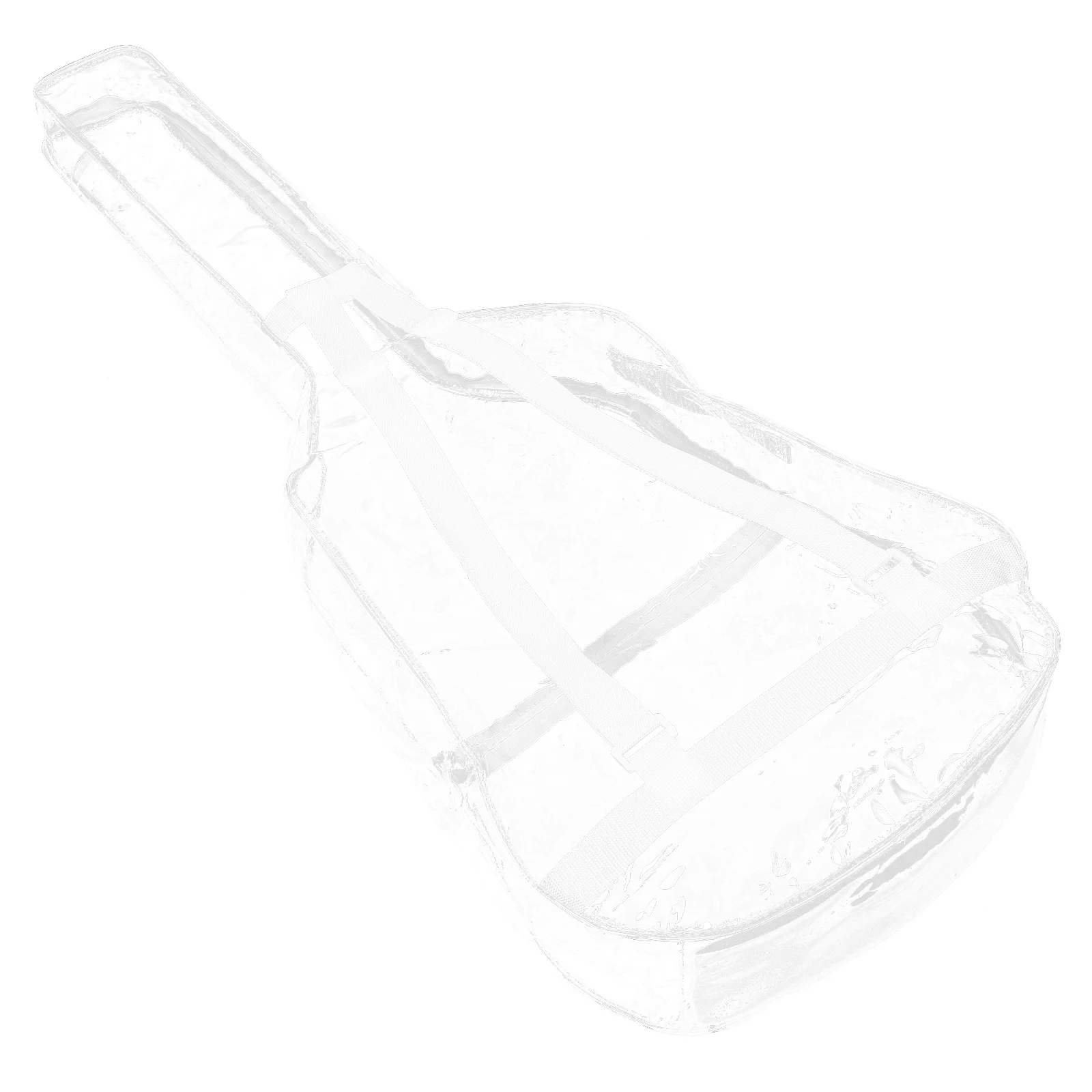 

Clear Acoustic Guitar Case Transparent Protective Bass Guitar Bag Folk Guitar Protection Case Instrument Guitars Accessories