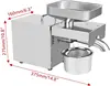 Oil Press Machine 1500W 110V Electric Automatic Peanut Nut Seed Oil Extractor Stainless Steel Oil Presser Expeller 5