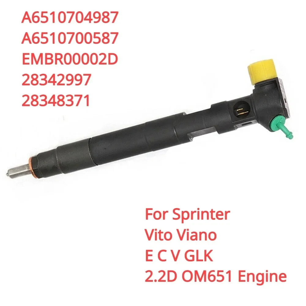 

28342997 A6510704987 EMBR00002D New Diesel Fuel Injector For Mercedes Benz Sprinter Vito 2.2 28348371 A6510700587