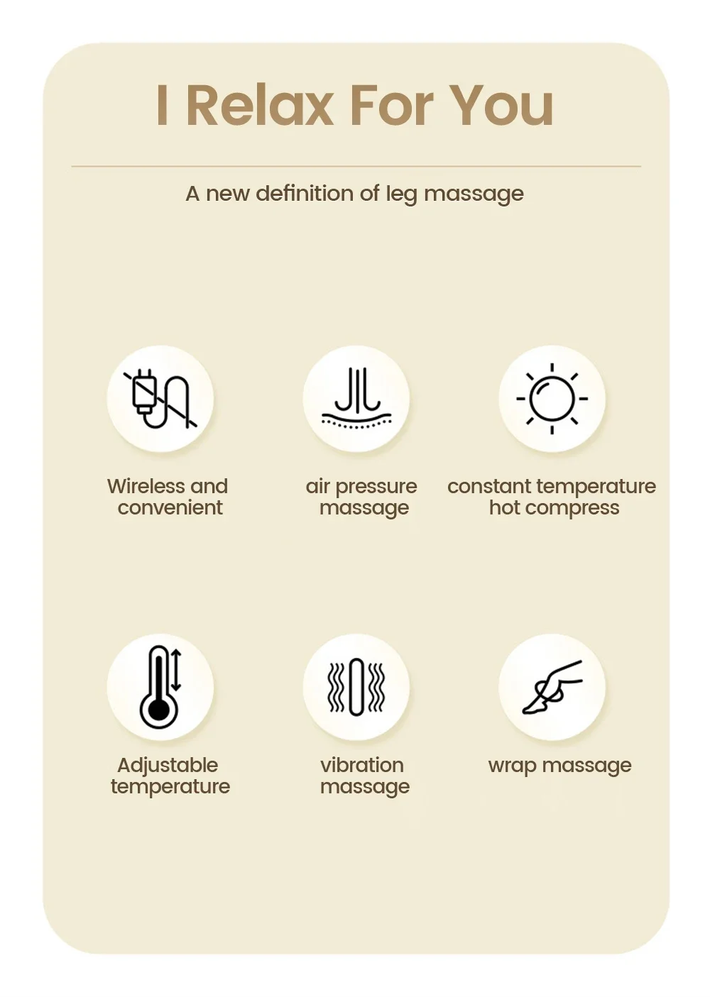 Electric Vibration Leg Calf Massager Full Pressotherapy 6 Mode Hot Compress Leg Foot Massager Air Compression Muscle Relief Pain